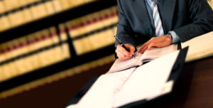 Lawyer working